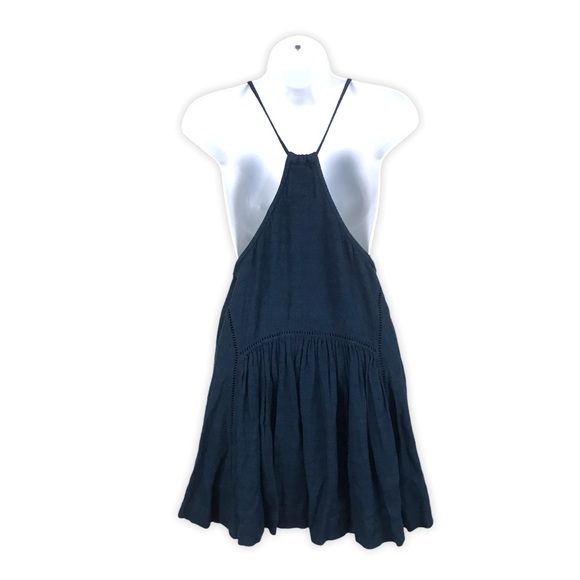 Free People Skipping Stones Thunder Blue Dress - Picture 5 of 14